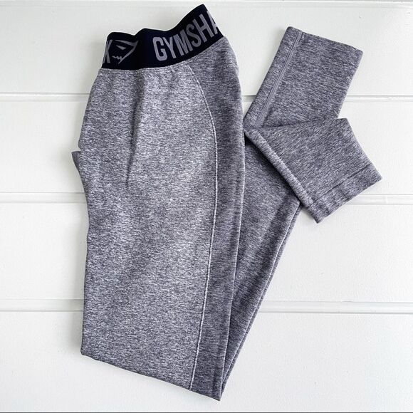 Gymshark Blue Flex Low Rise Activewear Leggings Bottoms Size Small - Picture 3 of 5